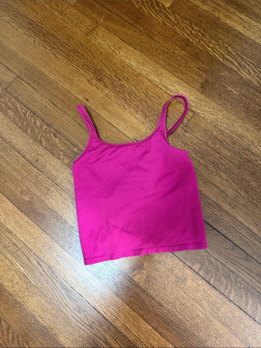 lululemon athletica Bright Pink Ribbed Cami